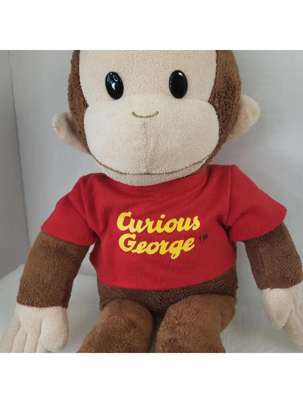 Curious George shirt removable bundle plush flawed 16